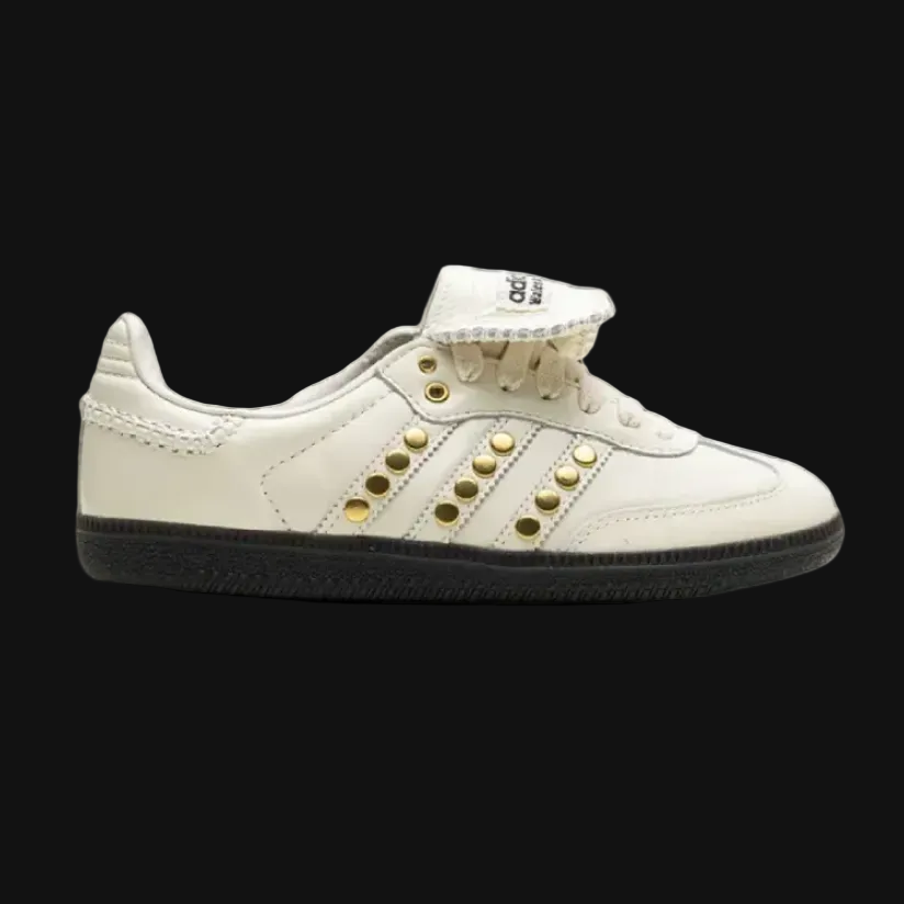 WB Samba Studded Cream White